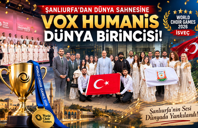 Şanlıurfa’nın Korosu Dünya Zirvesinde