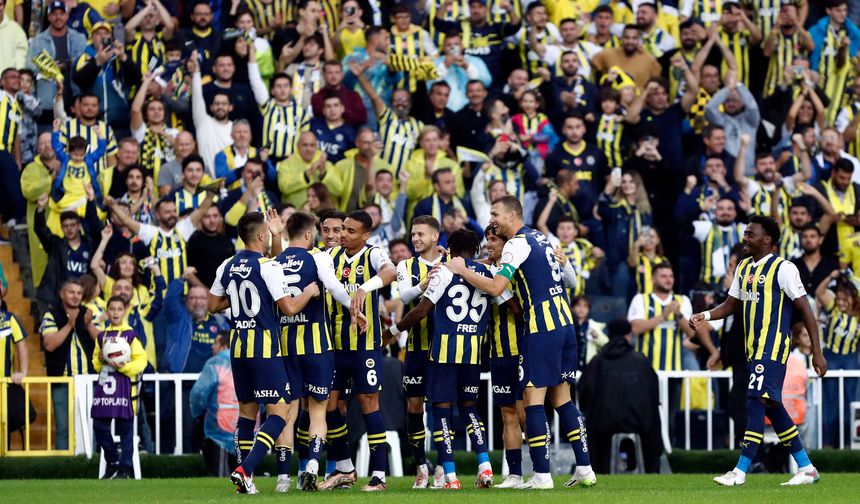 Fenerbahçe 5 golle kazandı