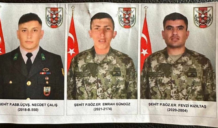 Şehitlerimiz Şırnak'tan memleketlerine gönderildi