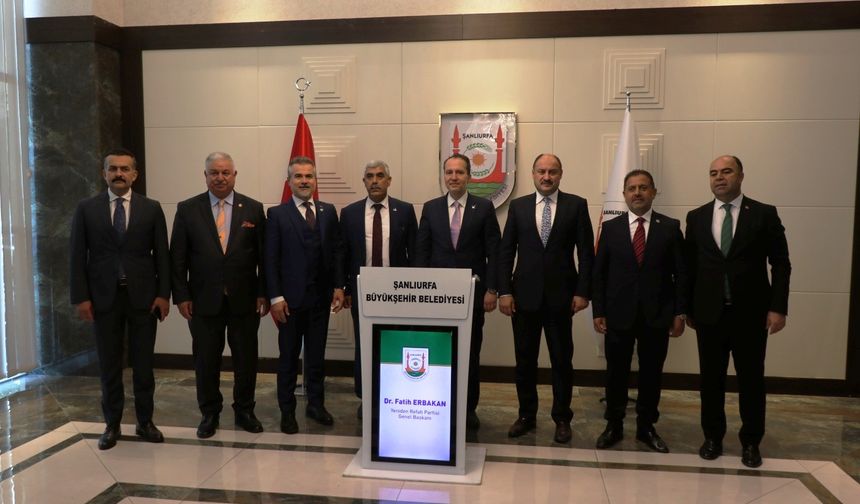 Fatih Erbakan'dan Başkan Gülpınar'a hayırlı olsun ziyareti