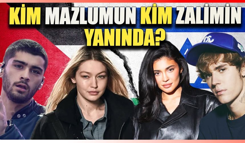 Gazze'de soykırımına karşı İsraile açıkça destek veren ünlüler..