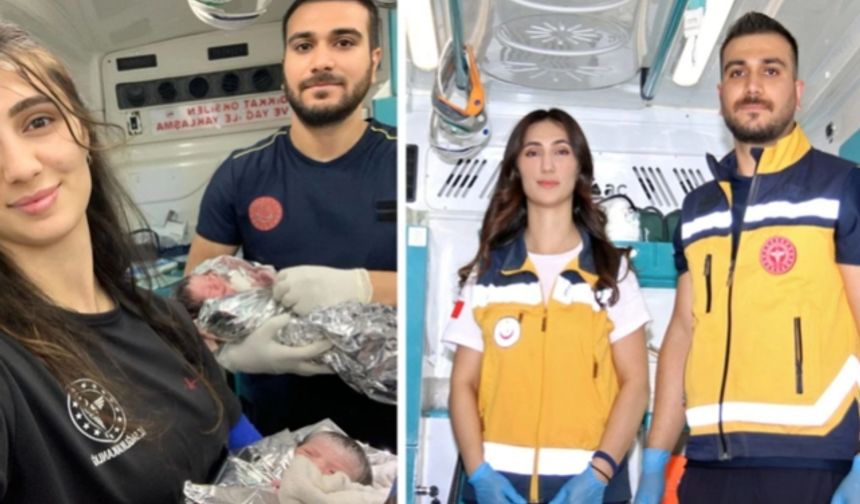 Ambulans Sireni Hayatın Ritmine Dönüştü: Şanlıurfa'da İkizler Yolda Doğdu