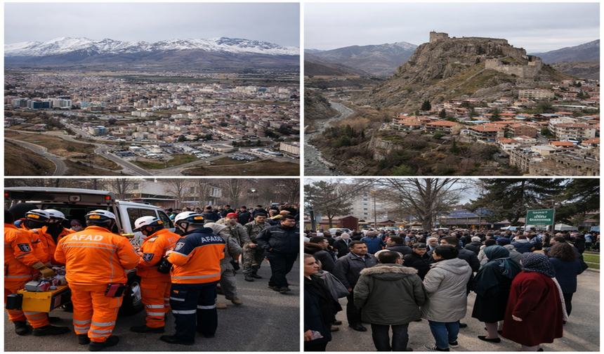 Erzincan Kemah’ta 4.9’luk Deprem Paniği