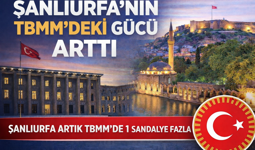 Meclis’te Şanlıurfa’nın Sandalyesi Arttı