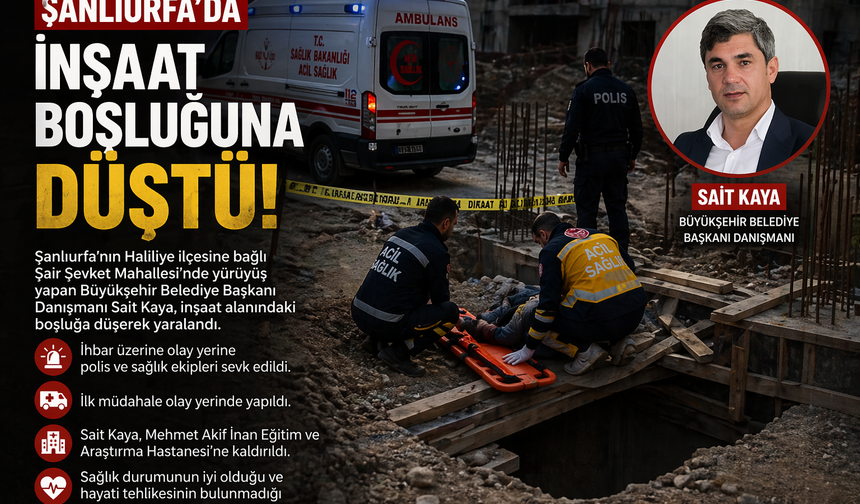 Haliliye’de Kaza: Belediye Başkanı Danışmanı Yaralandı