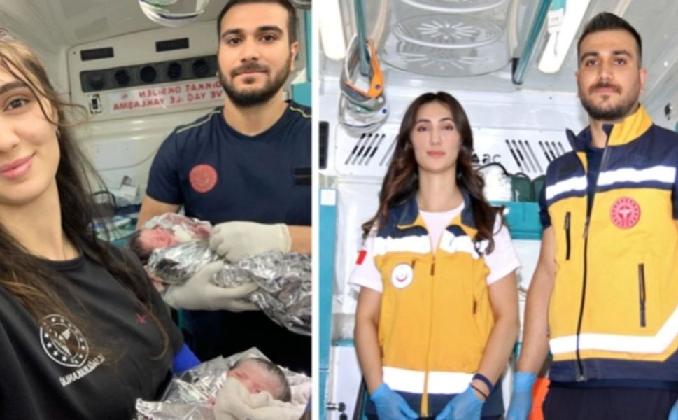 Ambulans Sireni Hayatın Ritmine Dönüştürdüler: Şanlıurfa'da İkizler Yolda Doğdu