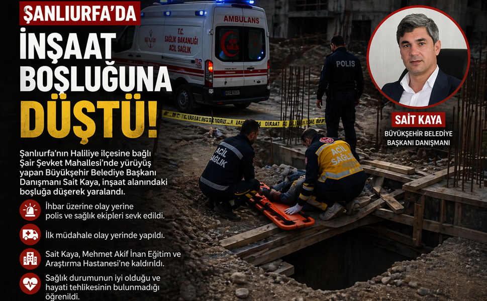 Haliliye’de Kaza: Belediye Başkanı Danışmanı Yaralandı