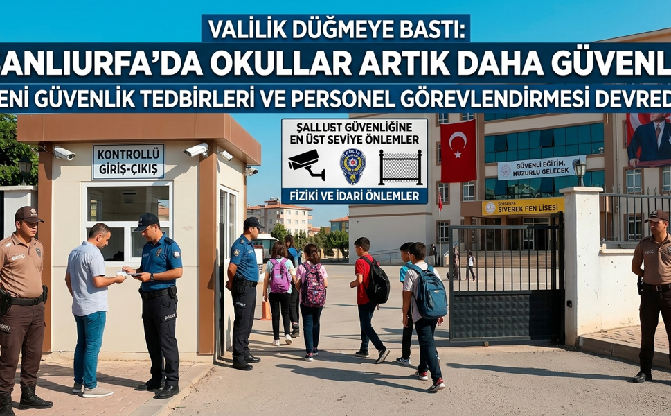 Şanlıurfa’da Eğitimde Güvenlik Seferberliği