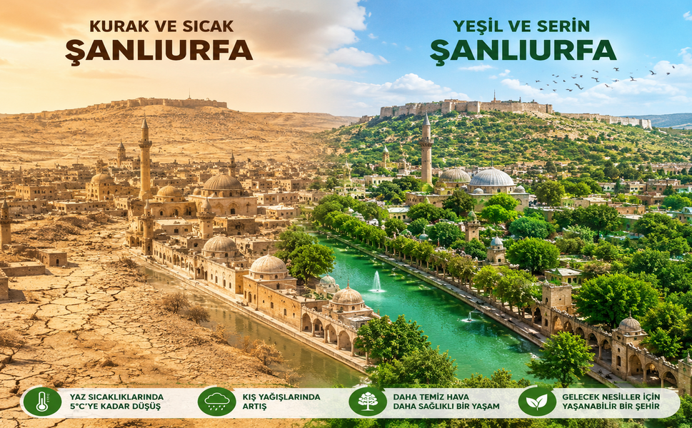 Şanlıurfa İçin Yeni Hedef: Daha "Serin" Bir Gelecek