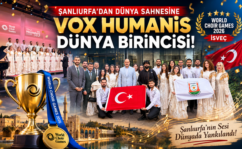 Şanlıurfa’nın Korosu Dünya Zirvesinde
