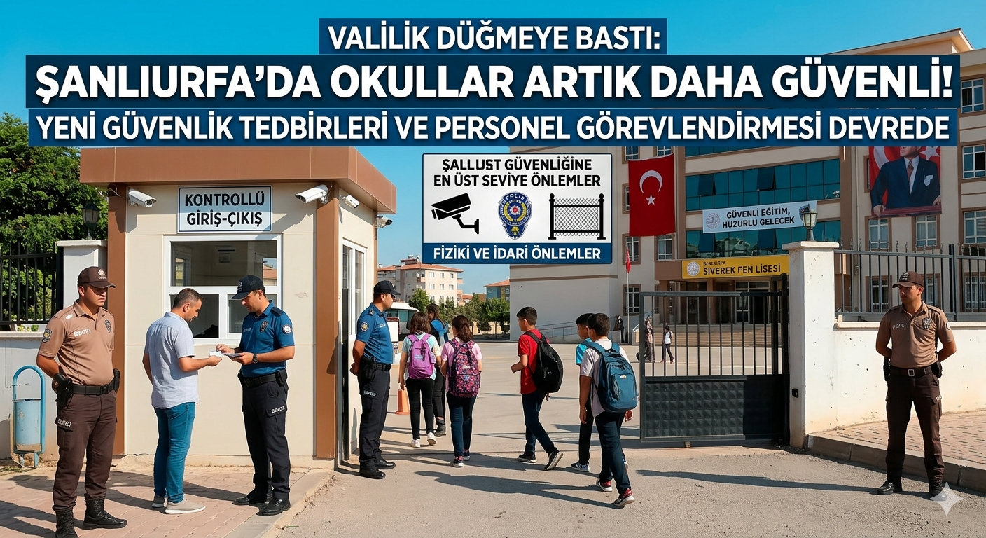 Şanlıurfa’da Eğitimde Güvenlik Seferberliği